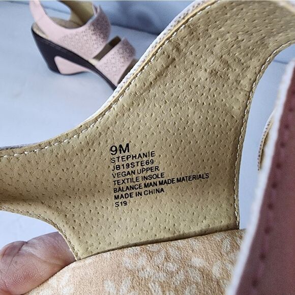 Jambu STEPHANIE Triple Strap Memory Foam Sling Back Sandal Size 9 new - Picture 5 of 6